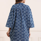 Indigo Blue Embroidery Tunic