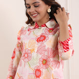 Cotton Collared Tunic For Women Fashionista