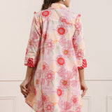 Cotton Collared Tunic For Women Fashionista
