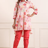 Cotton Collared Tunic For Women Fashionista