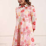 Cotton Collared Tunic For Women Fashionista