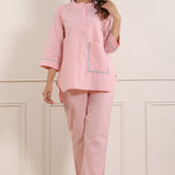 Pinkish Poplin Co-ord Set