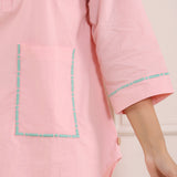 Pinkish Poplin Co-ord Set