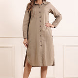 Straight Cotton Dress For Dailywear