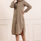 Straight Cotton Dress For Dailywear