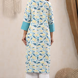 Sky Straight Cotton Kurta