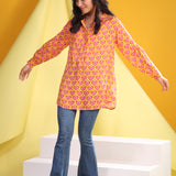 Pop Orange Smart Tunic