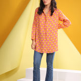 Pop Orange Smart Tunic