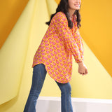 Pop Orange Smart Tunic