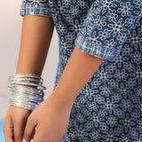 Naiki Indigo Straight Kurta