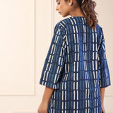 Ahilya Indigo Straight Tunic