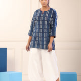 Ahilya Indigo Straight Tunic