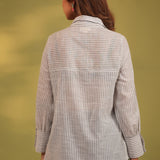 Grey Glory Embroidered Shirt