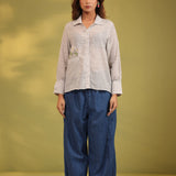 Grey Glory Embroidered Shirt