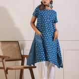 Antoine Blue Kurta