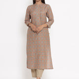 Cotton Silk Straight Kurta