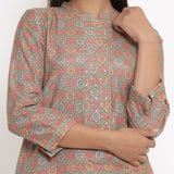 Cotton Silk Straight Kurta