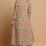 A LINE FLORAL PRINTED KURTA