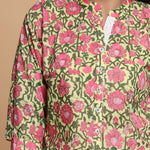 A LINE FLORAL PRINTED KURTA