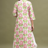 Floral Printed Kurta In Soft Cotton Fabric
