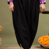 Rayon Pant In Black Colour