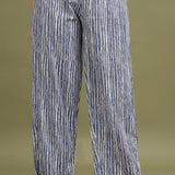 Blue Colour Striped Potali Pant