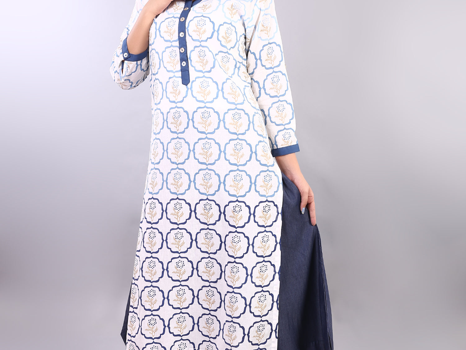 SHADED STRAIGHT KURTA