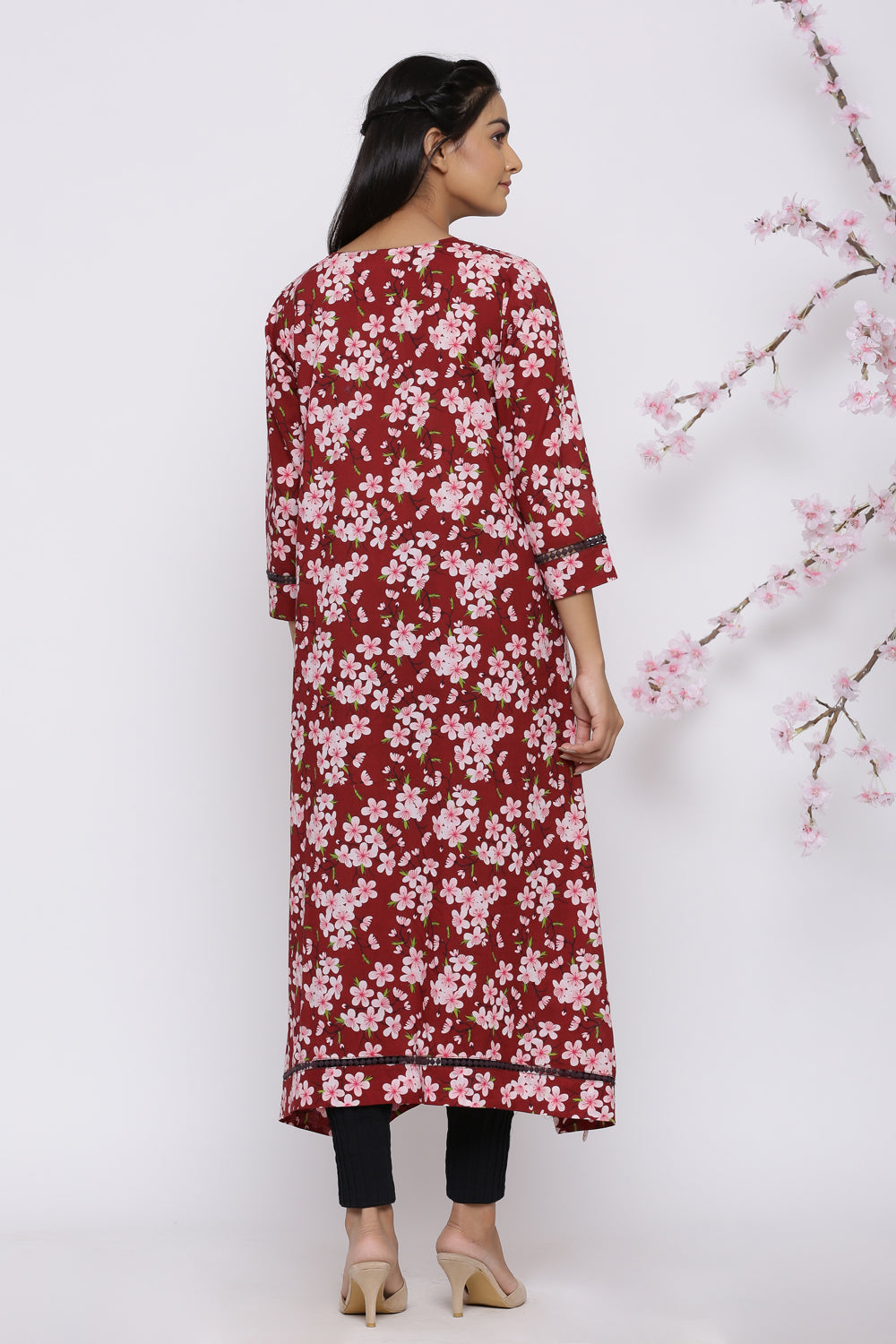 SAKURA ASYMMETRICAL KURTA