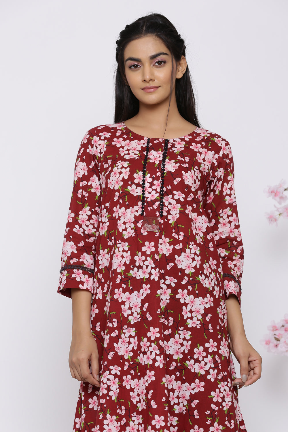 SAKURA ASYMMETRICAL KURTA