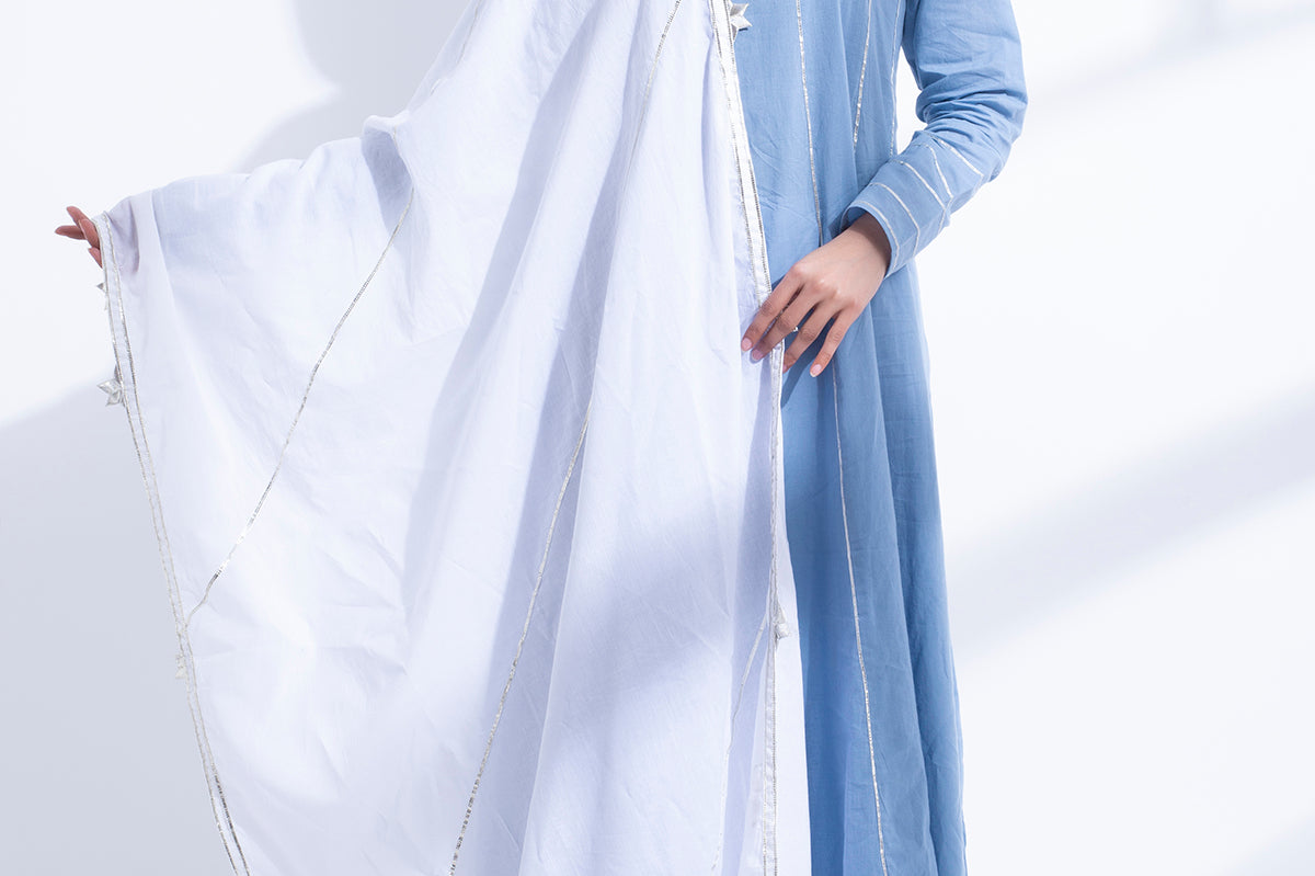 GOTA FLOWER DUPATTA