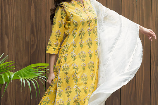 Ivory coloure dupatta
