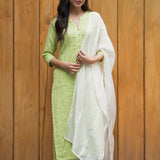 Ivory coloure dupatta