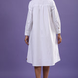Pansies White Dress
