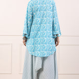 Premium Skyblue Original Cotton Co Ord Set