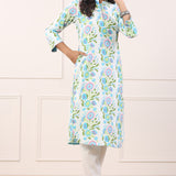 Classy Printed Straight Cotton Kurta