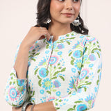 Classy Printed Straight Cotton Kurta