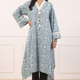 Women's Extraordinary Mirror Lace Kurta