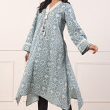 Women's Extraordinary Mirror Lace Kurta