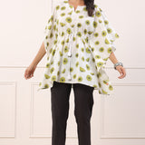 Cotton Pintuck Pant In Black Colour