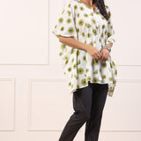 Cotton Pintuck Pant In Black Colour