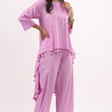 Puspha Shimmery Light Purple Co-Ord Set