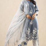 Mumtaz Cotton Embroidered Kurta Set of 3