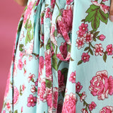 Floral Full Length Cotton Dress