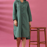 Straight Cotton Dress For Dailywear