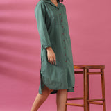 Straight Cotton Dress For Dailywear