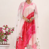 China White Dupatta