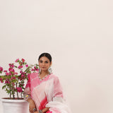 China White Dupatta