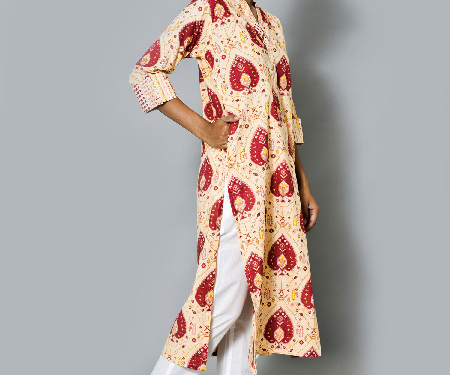 MANDARIN COLLAR KURTA