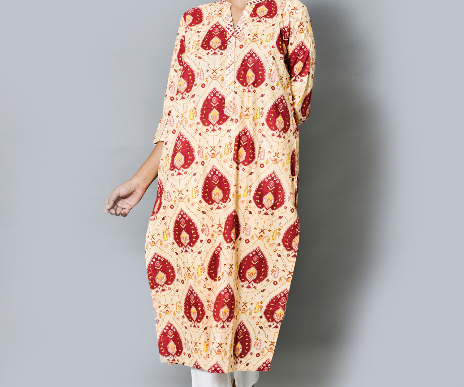 MANDARIN COLLAR KURTA