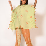 Asparagus Green Tie-Dye CO-Ord Set